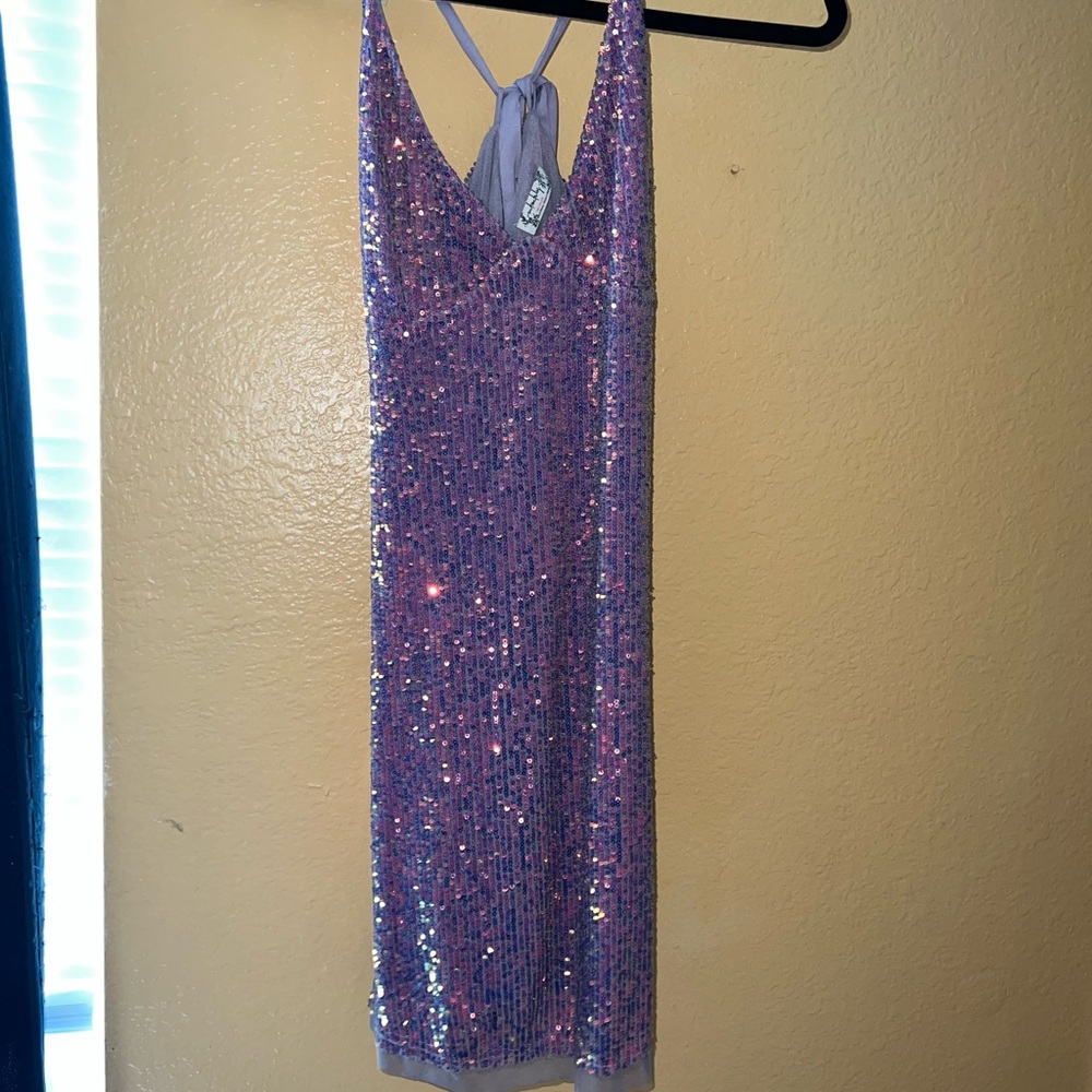 Free People Mini Sequin Dress